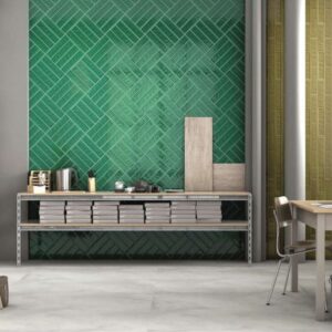 subway tile green color 3*12 inches