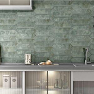 Polo verde Picket Subway Tile